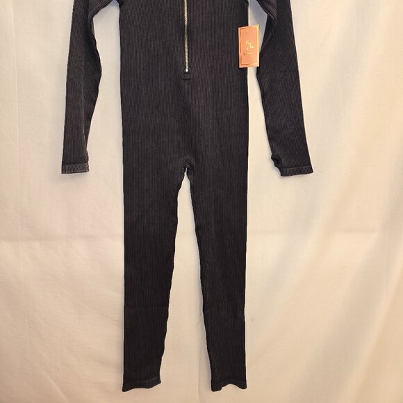 Nice Black Jogger jumpsuit one piece - Picture 2 of 3